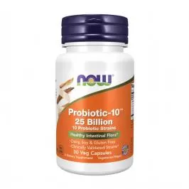 Пробиотик Probiotic-10, 25 млрд от NOW Foods (50 вег. капс)