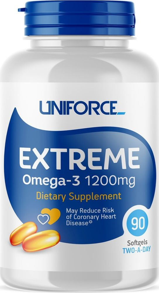 Купить Extreme Omega-3 1200 mg от Uniforce (90 капс) в ...