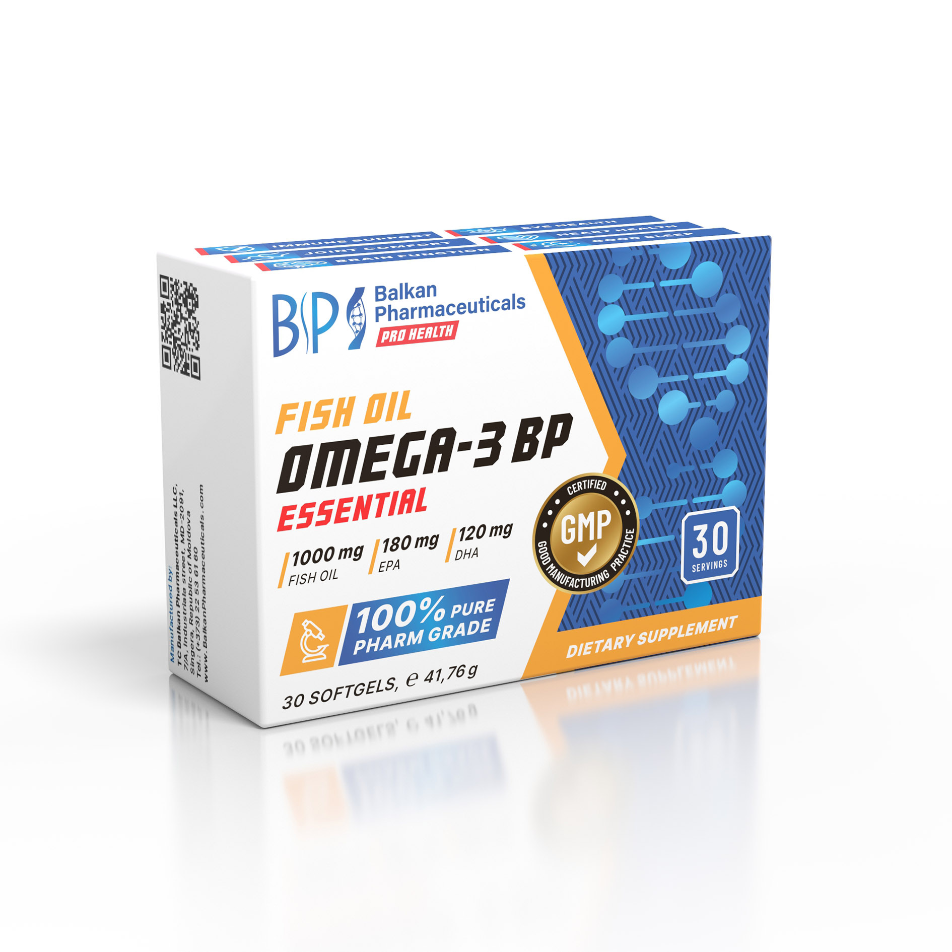 Купить Омега 3 Omega 3 BP Essential от Balkan Pharmaceuticals (30капс) в  Минске. Омега 3 (Omega 3) Balkan Pharmaceuticals доставка по Беларуси